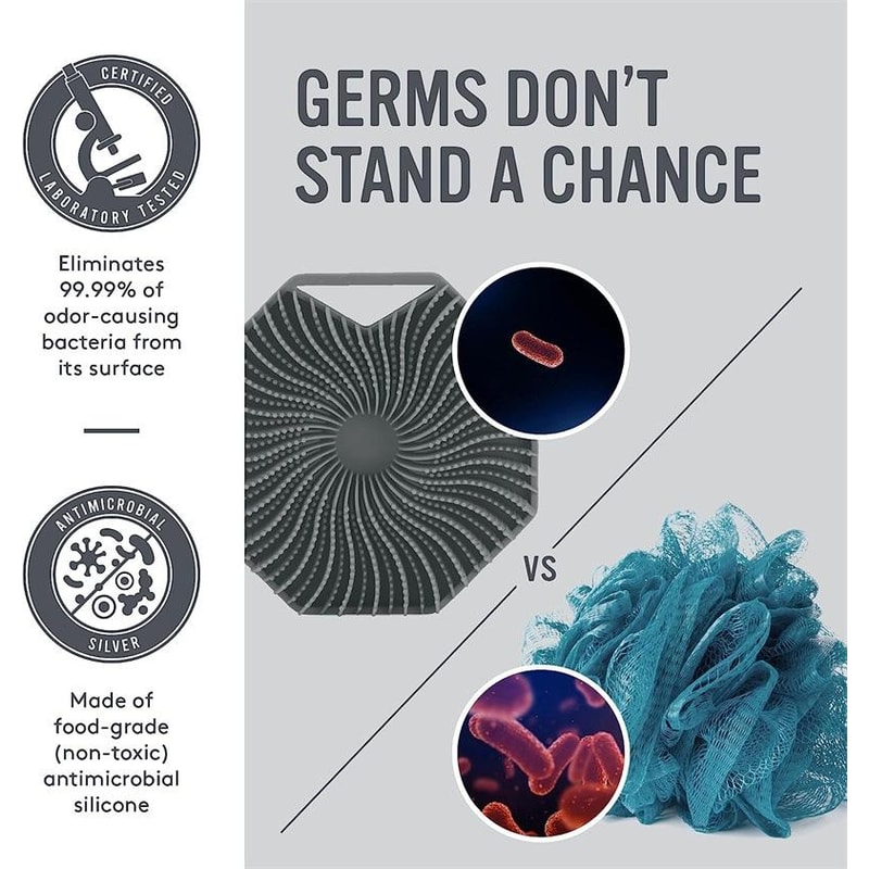 Soft Silicone Body Scrubber Brush For Shower And Sensitive Skin 1