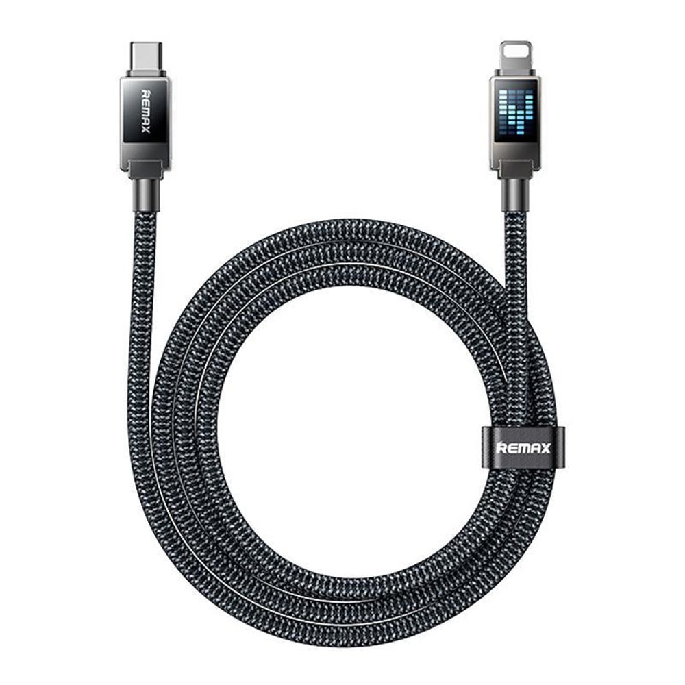 LED Braided USB C To Lightning Fast Charging Cable 30W Durable Data Cord 0