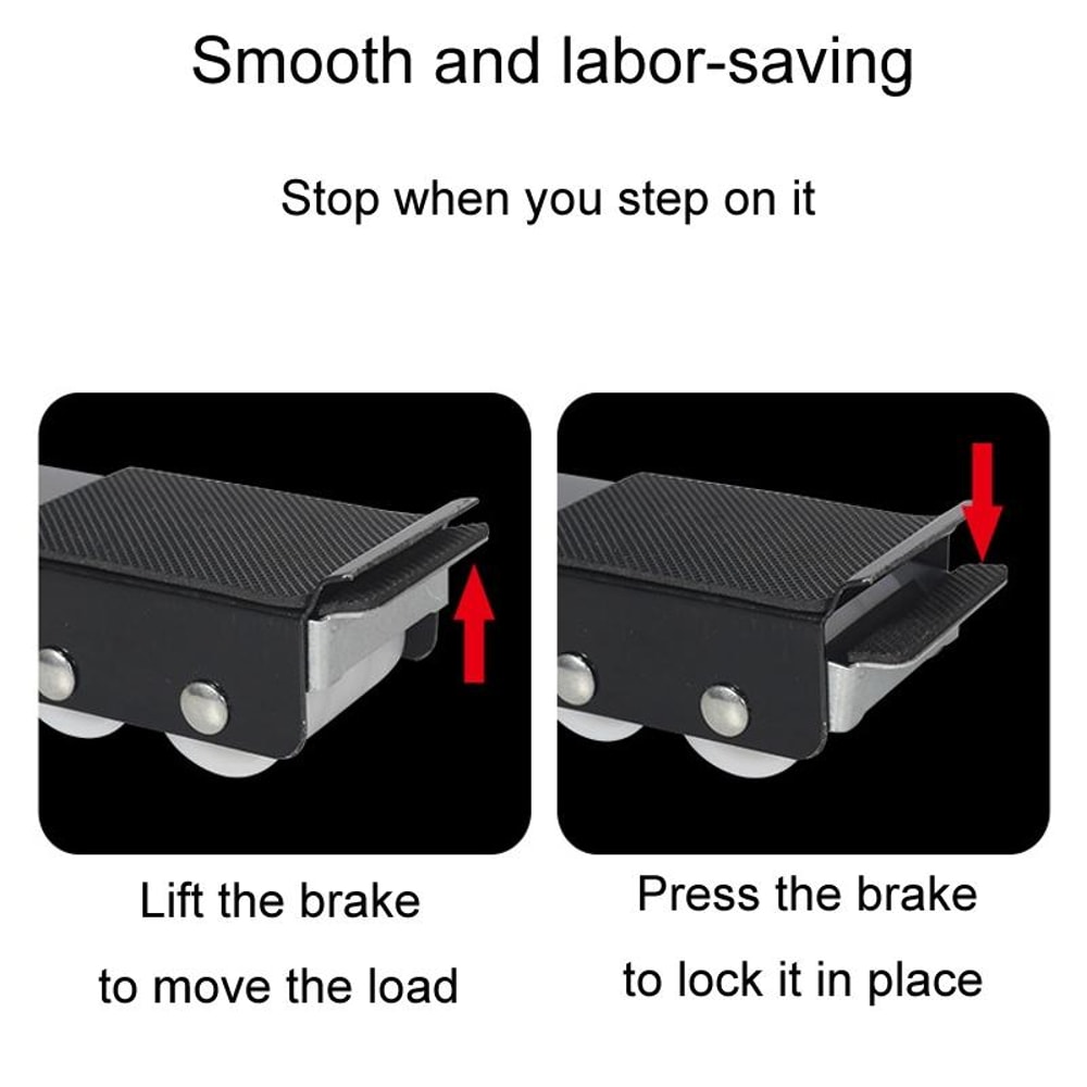 Adjustable Appliance Roller Base Stand For Washing Machine Refrigerator Heavy Duty Non Slip Suppor 7