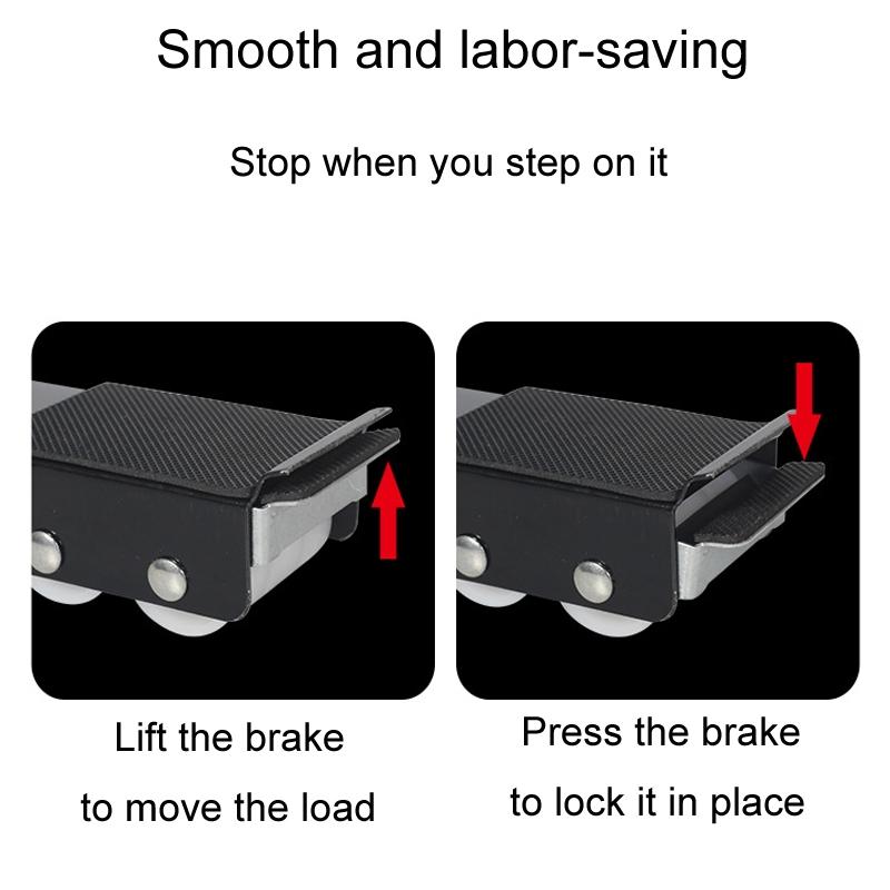 Adjustable Appliance Roller Base Stand For Washing Machine Refrigerator Heavy Duty Non Slip Suppor 7