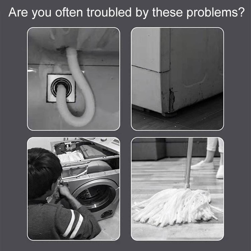 Adjustable Appliance Roller Base Stand For Washing Machine Refrigerator Heavy Duty Non Slip Suppor 10