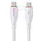 65W USB C Fast Charging Cable 1m Durable PVC Type C To Type C Cable For Laptops Phones 0