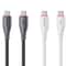 65W USB C Fast Charging Cable 1m Durable PVC Type C To Type C Cable For Laptops Phones 1