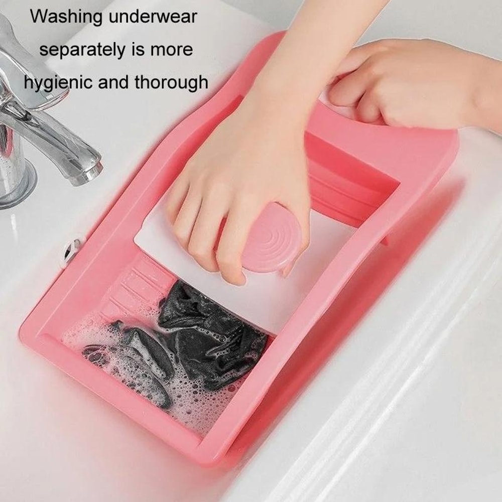 Portable Underwear Washing Board Manual Laundry Board For Socks Delicates And Small Clothes 8