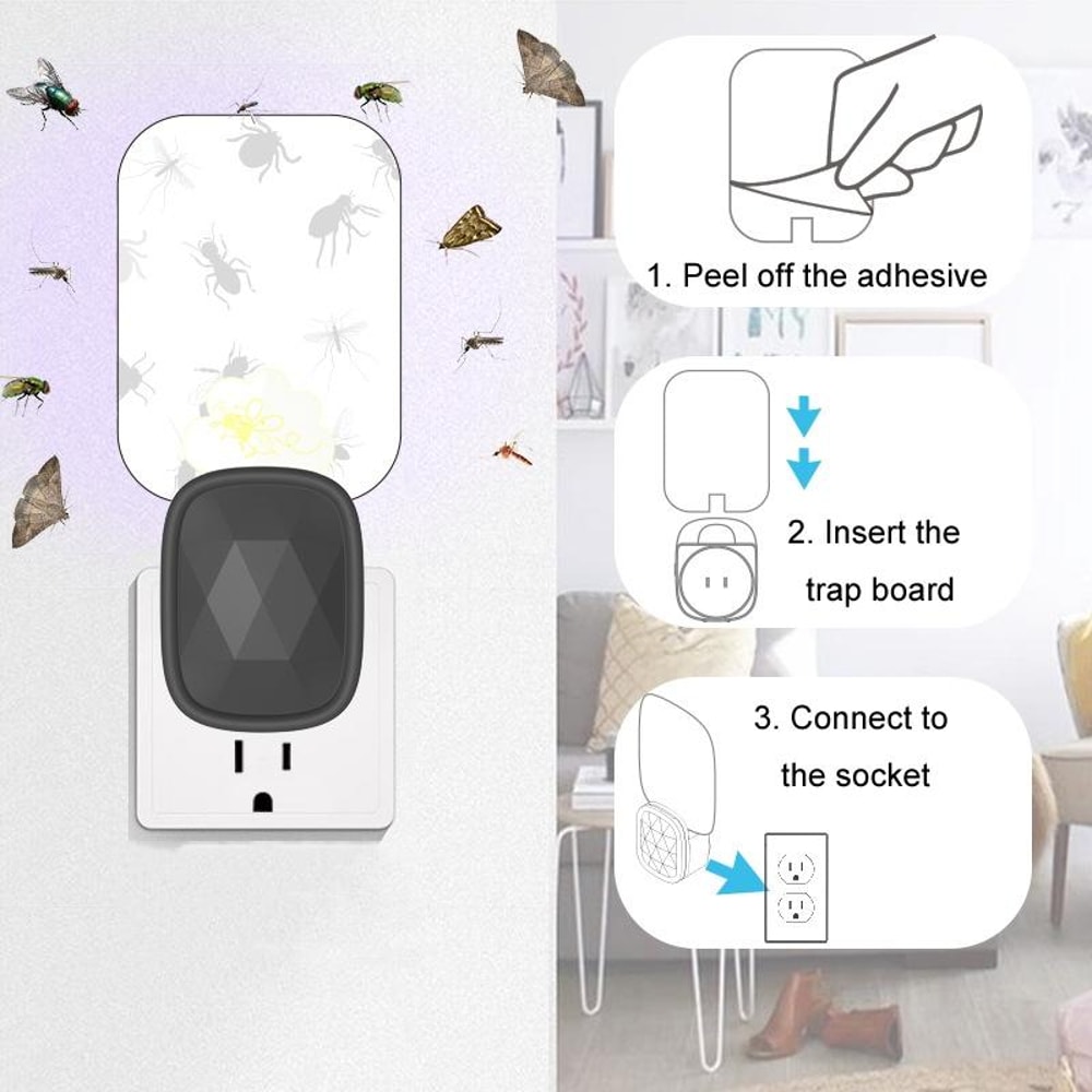 USB UV Mosquito Trap Night Light Indoor Electric Mosquito Killer Lamp Indoor Insect Trap 3