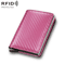 Slim RFID Carbon Fiber Wallet For Men With Money Clip Secure Minimalist Card Holder 8