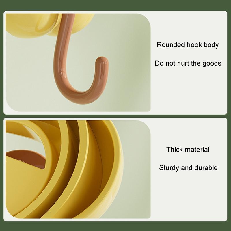 No Drill Suction Cup Flower Hook Vacuum Bathroom Wall Hooks Reusable Adhesive No Drill Storage Hoo 11