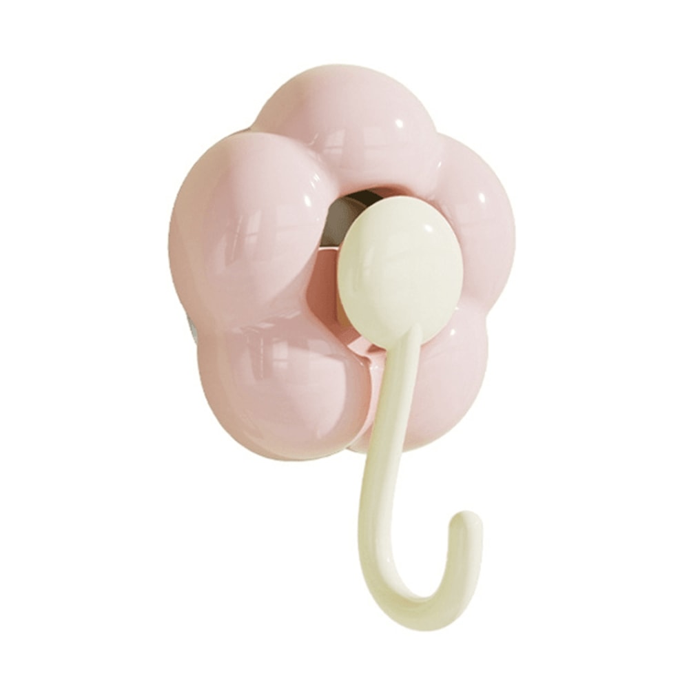 No Drill Suction Cup Flower Hook Vacuum Bathroom Wall Hooks Reusable Adhesive No Drill Storage Hoo 13