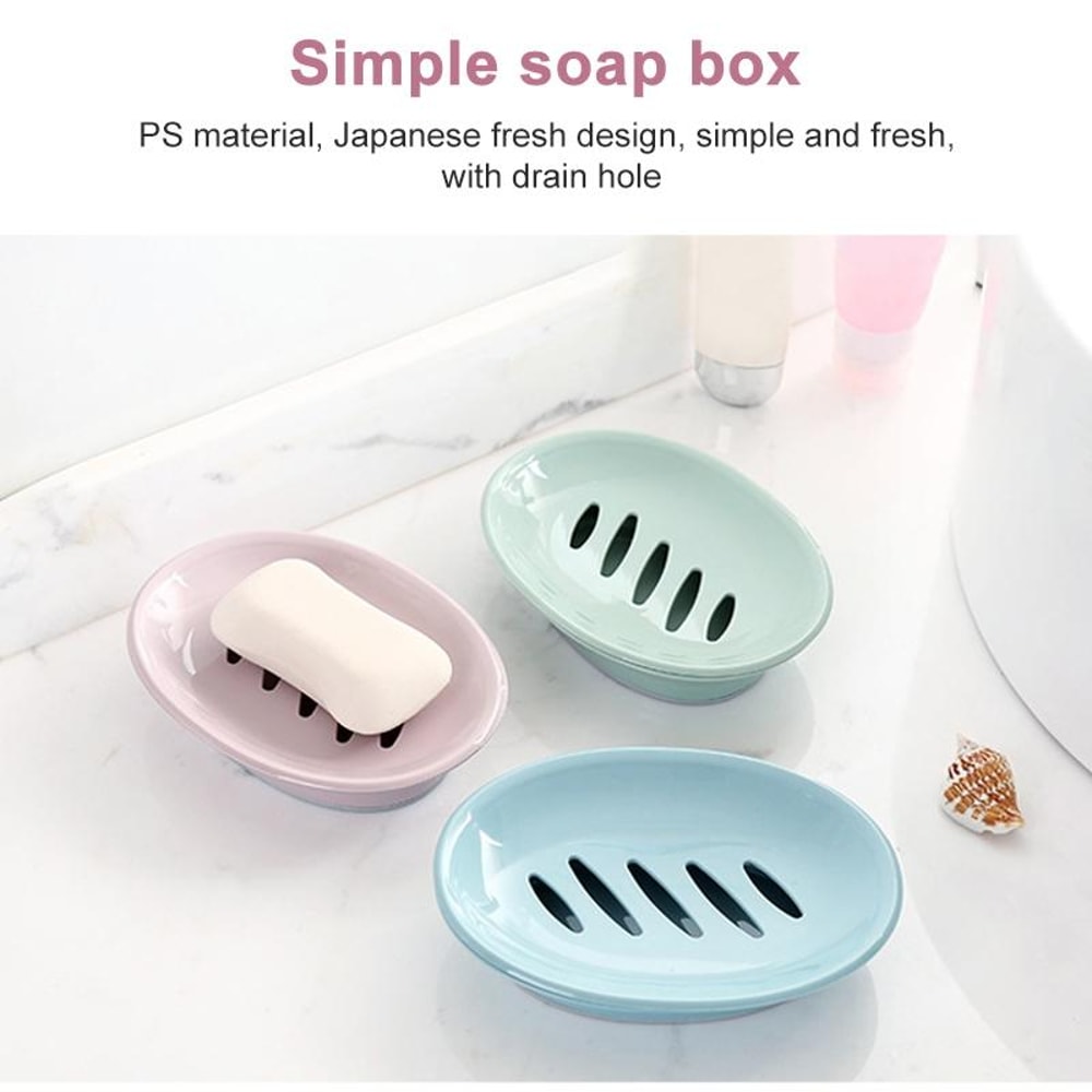 Double Lattice Soap Holder With Lid And Drain Tray For Bathroom And Travel 3
