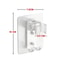 Adjustable Adhesive Shower Head Holder With Hooks For Handheld Shower 7