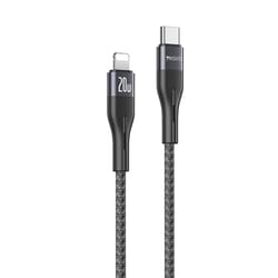 20w fast usb c to lightning cable braided charging data cable