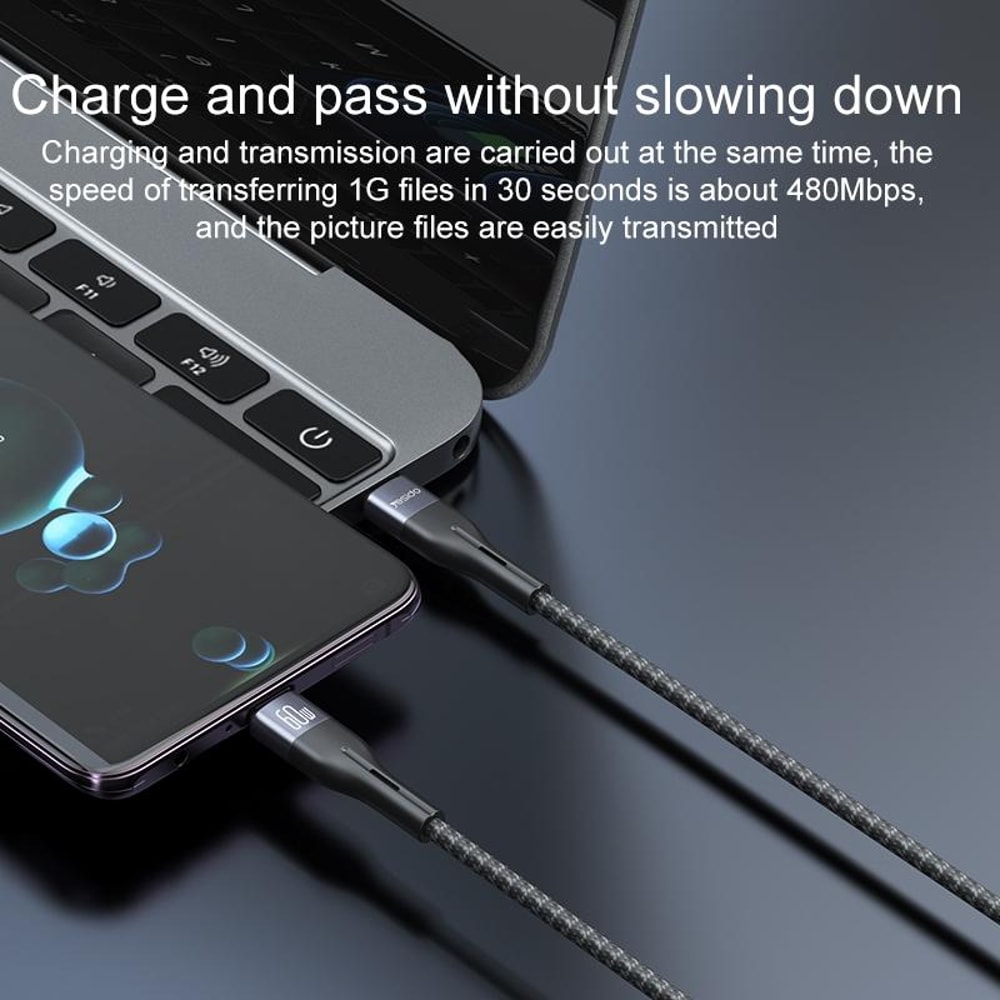 20W Fast USB C to Lightning cable Braided Charging Data Cable