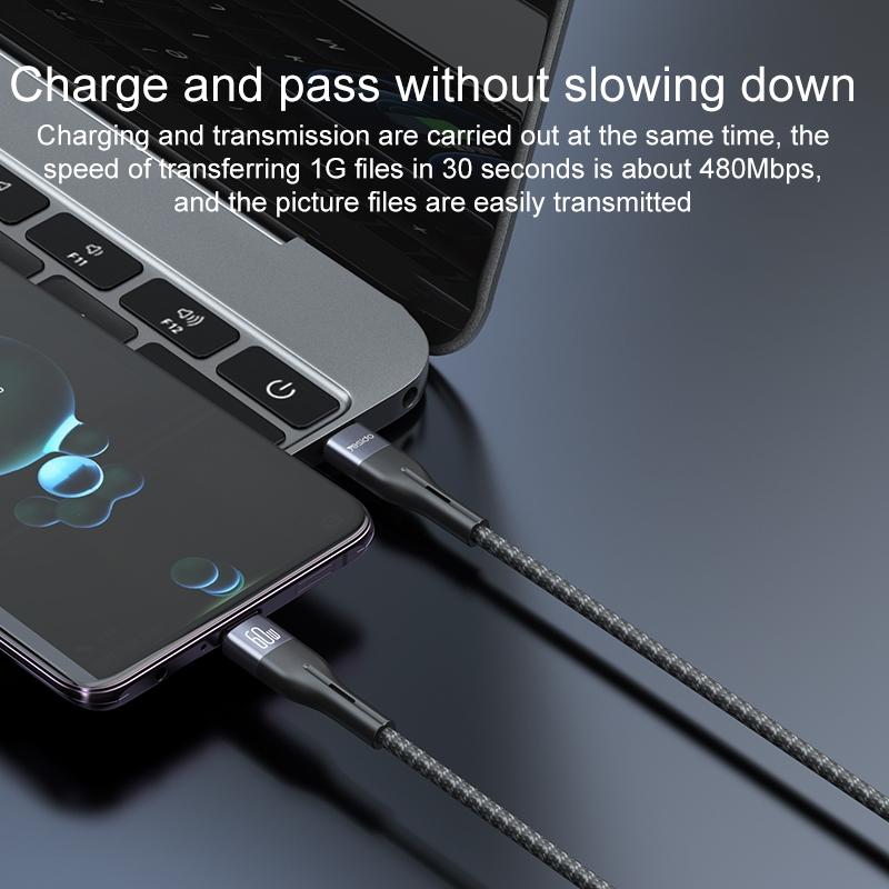 20W Fast USB C to Lightning cable Braided Charging Data Cable