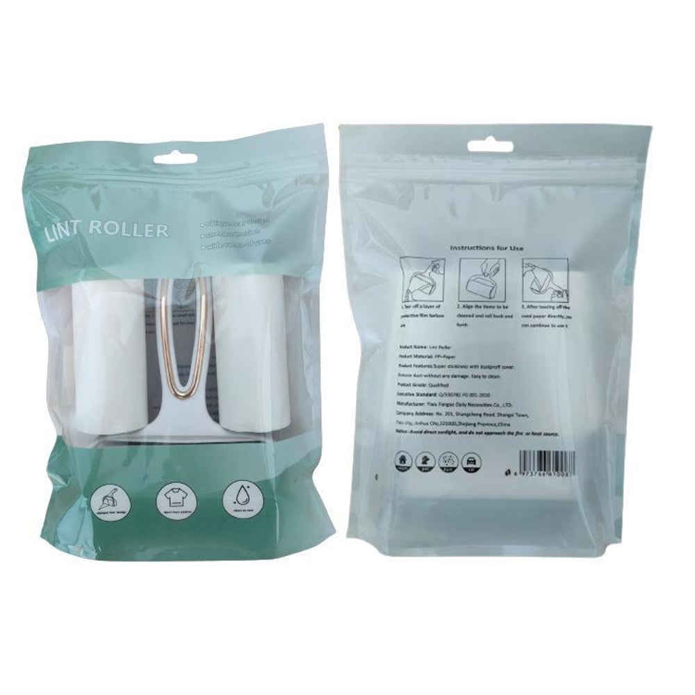 Tearable Lint Roller Pet Hair Remover Brush With Refill Rolls For Clothes Sofa Car Cleaning 10