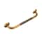 Antique Brass Grab Bar For Elderly Bathroom Safety 1