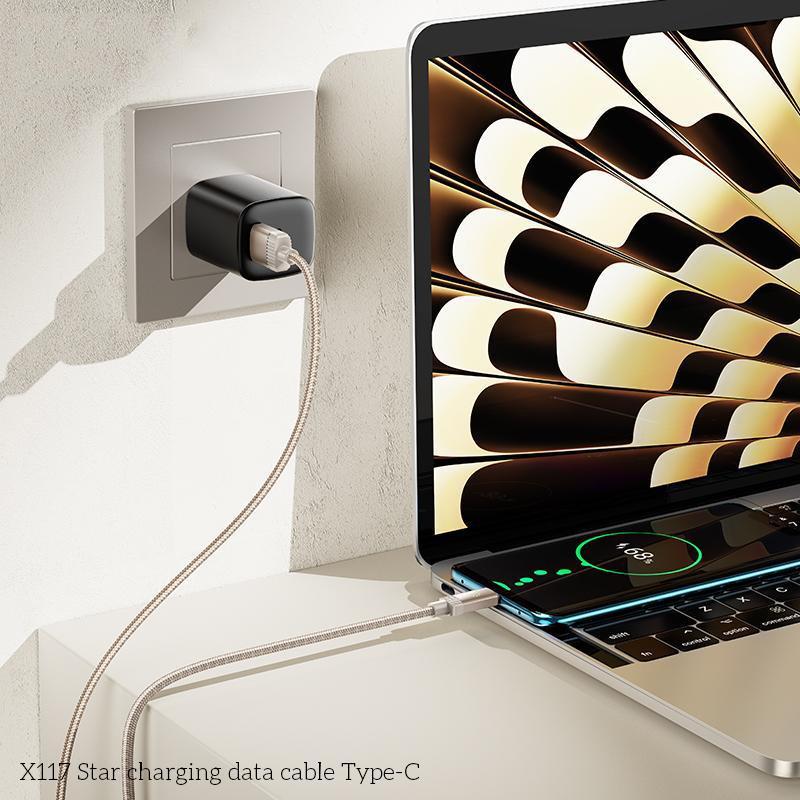 1m USB To Type C Fast Charging Cable 3A Durable Braided Data Cord 7