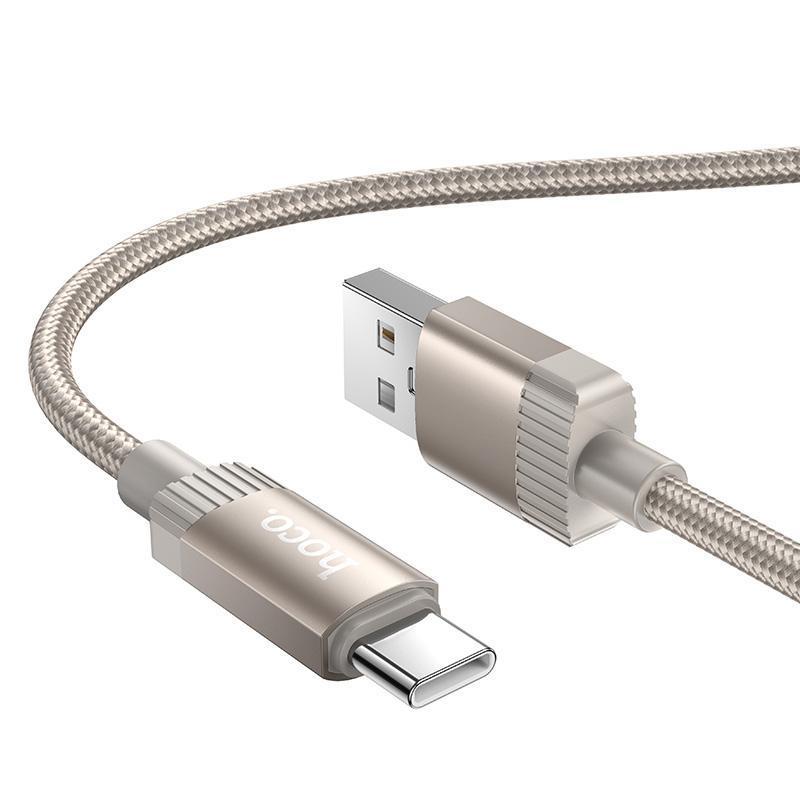 1m USB To Type C Fast Charging Cable 3A Durable Braided Data Cord 5