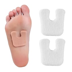 u-shape heel grip pads soft anti-slip shoe inserts for comfort & blister protection