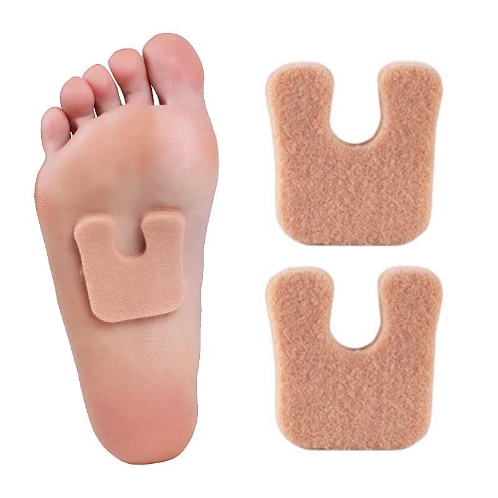 UShape Heel Grip Pads Soft AntiSlip Shoe Inserts For Comfort Blister Protection 7