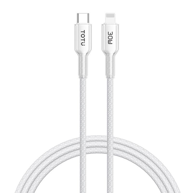 30W Fast USB C To Lightning Cable Braided Durable Charging Cable 1