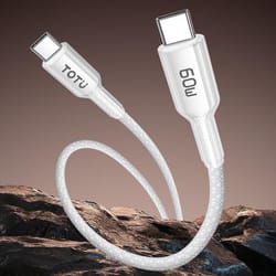 30w fast usb c to lightning cable braided durable charging cable