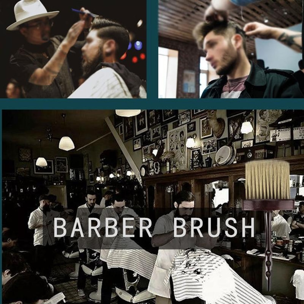 Long Handle Barber Neck Duster Brush for Hair Cutting Cleaning Salon Sweeping Tool