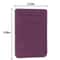 Slim PU Leather Phone Wallet Sticker With Multi Card Slots StickOn Card Holder 3