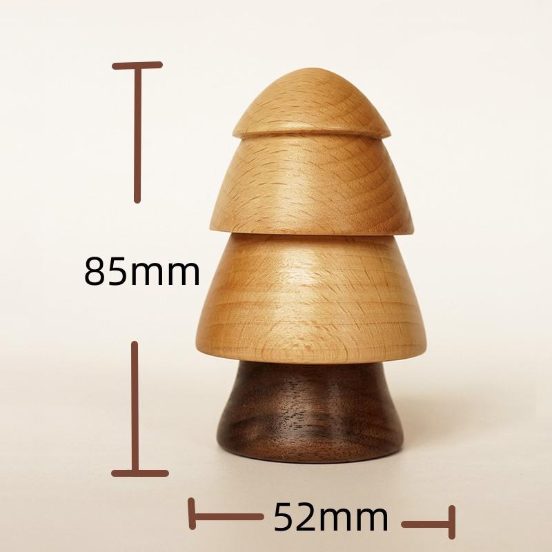 Tree Shape Wooden Toothpick Holder and Toothpick Dispenser Decorative Wooden Toothpick Box