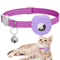 Reflective AirTag Cat Collar With Silicone Holder Bell And Safety Breakaway Buckle 14