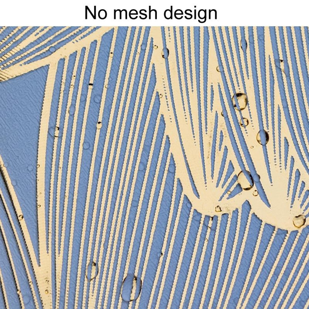 Gold Flower Heat Resistant Placemat PVC Kitchen Table Heat Insulating Pad