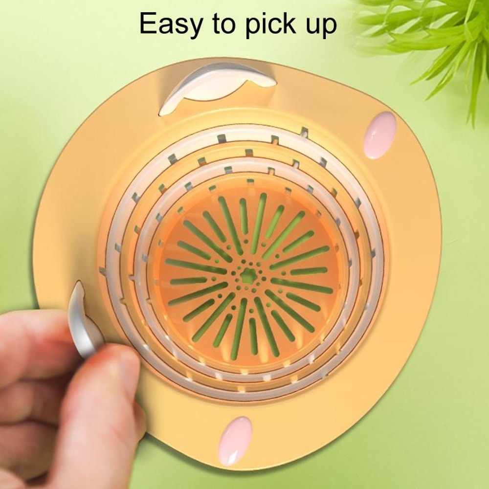 Foldable Sink Drain Strainer Anti Clog Floor Drain Filter for Kitchen Waste
