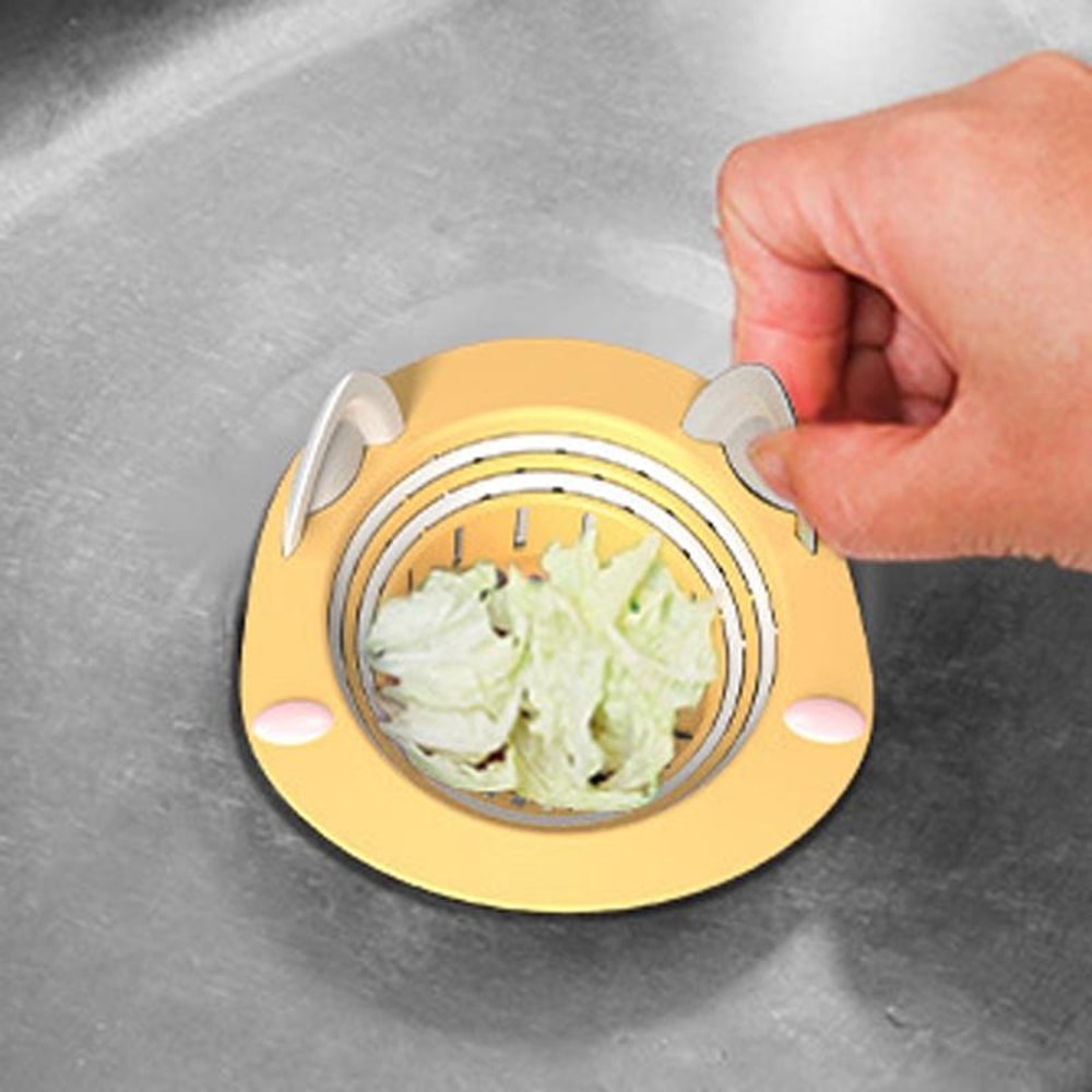 Foldable Sink Drain Strainer Anti Clog Floor Drain Filter for Kitchen Waste