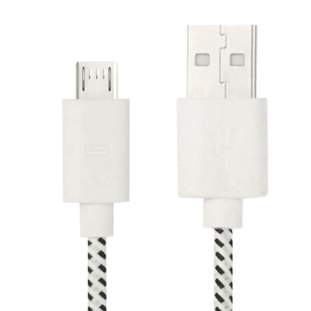 3m Nylon Braided Micro USB Cable 5 Pin Fast Charge Data Transfer Cord 7