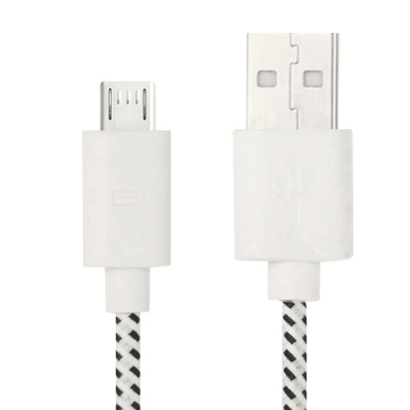 3m Nylon Braided Micro USB Cable 5 Pin Fast Charge Data Transfer Cord 7