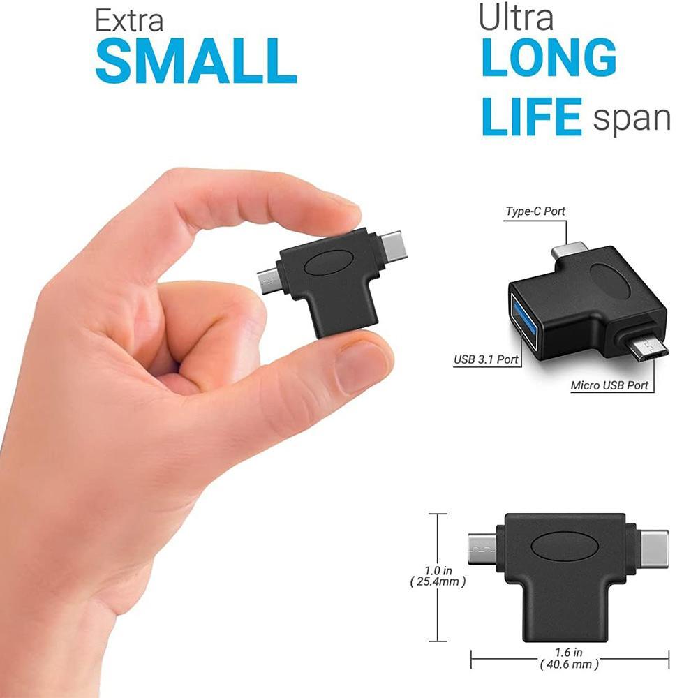 USB 30 OTG Adapter Micro USB Type C Converter For Fast Data Transfer 5