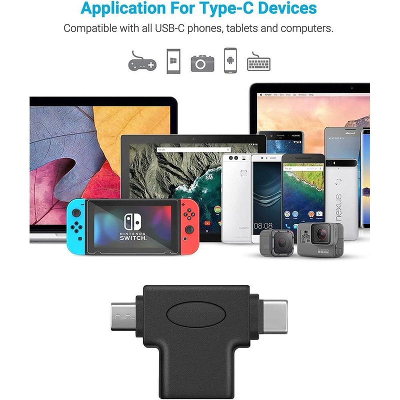 USB 30 OTG Adapter Micro USB Type C Converter For Fast Data Transfer 6