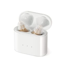 rechargeable invisible hearing aids with type c charging and noise reduction