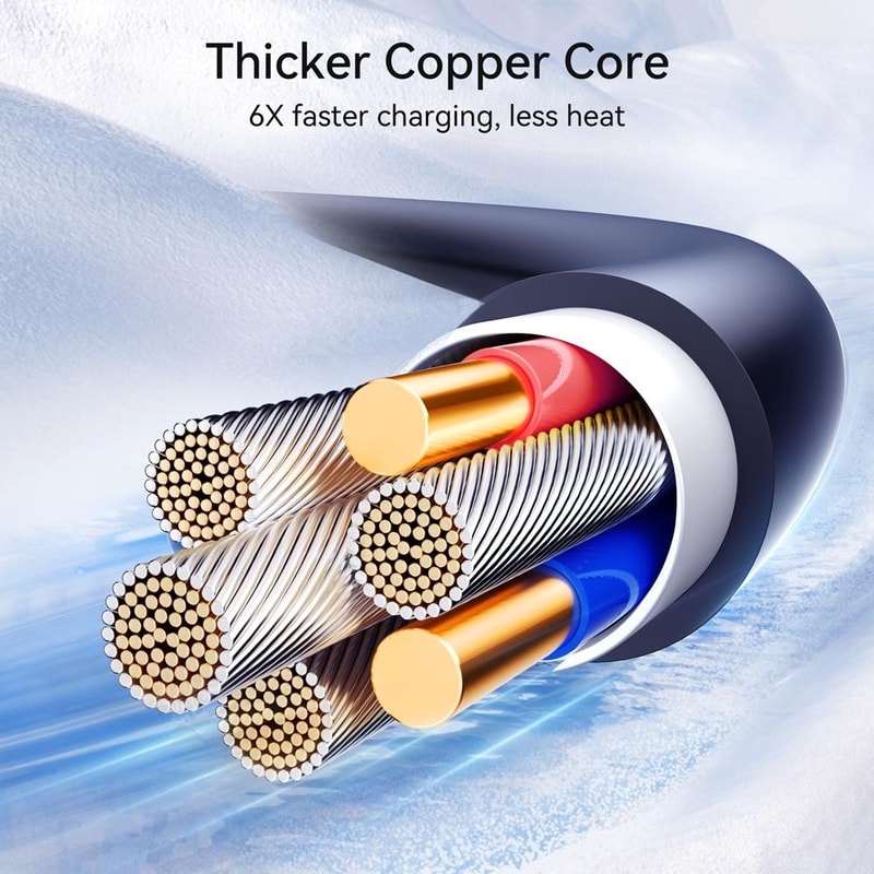 60W USB C Fast Charging Coiled Cable Durable Type C Data Cord For Car And Daily Use 8