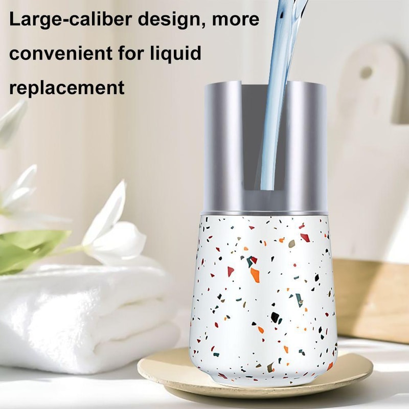 Touchless Automatic Soap Dispenser With Infrared Sensor Ceramic Base 6