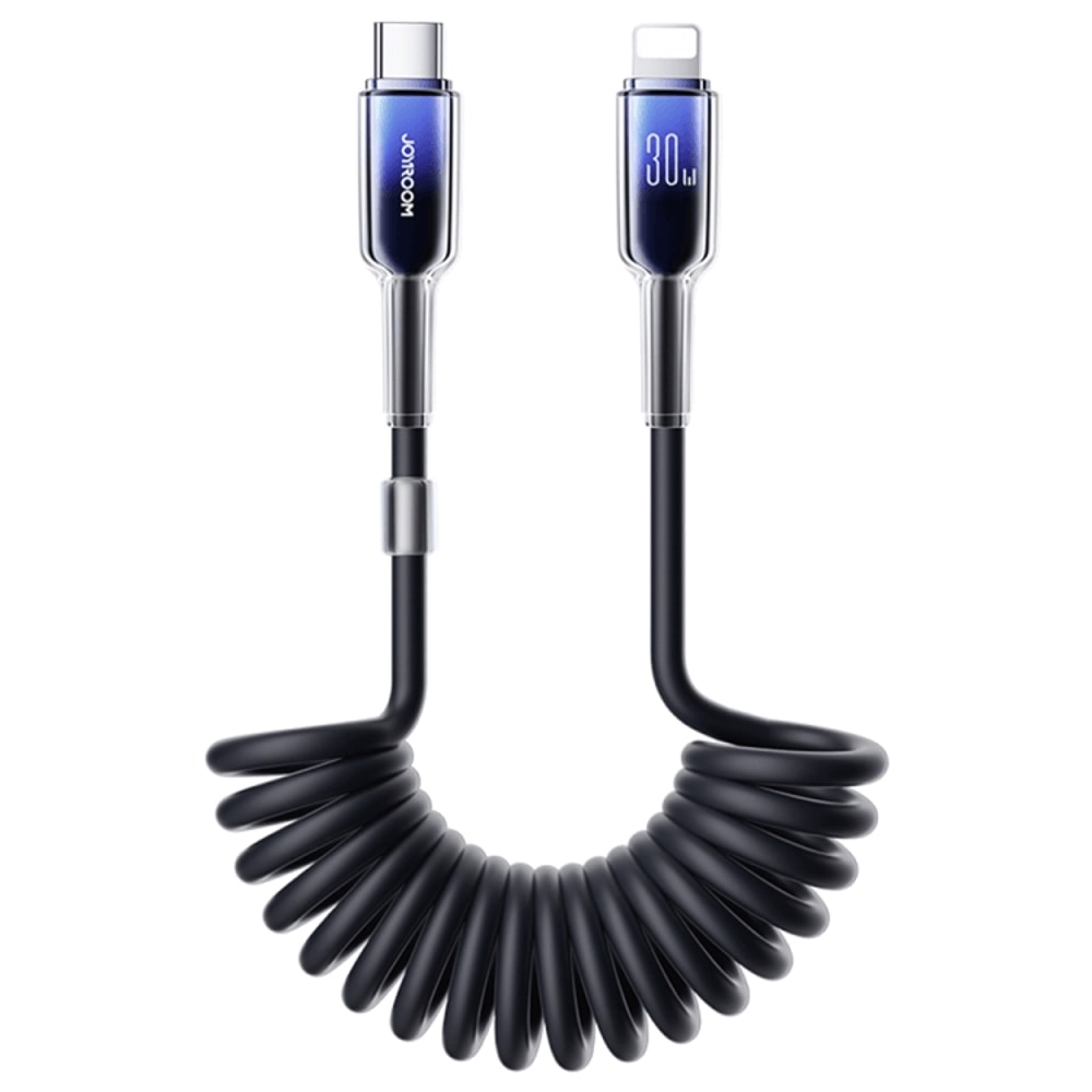 60W USB C Fast Charging Coiled Cable Durable Type C Data Cord For Car And Daily Use 9