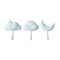 Cloud Shape Adhesive Wall Hooks No Drill Damage Free Hanging Solution