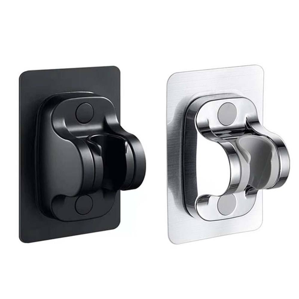 Adjustable Adhesive Shower Head Holder No Drill Wall Mount For Handheld Showers 0