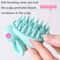 Rabbit Silicone Shampoo Brush Scalp Massager And Scalp Scrubber 1