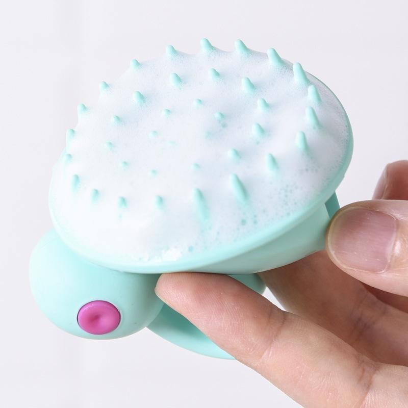 Rabbit Silicone Shampoo Brush Scalp Massager And Scalp Scrubber 3