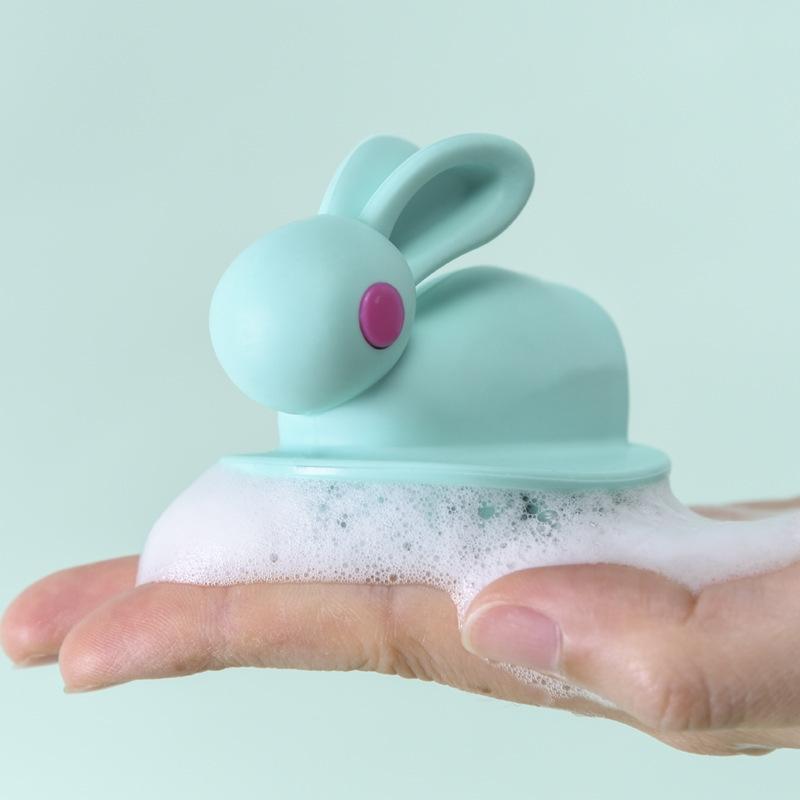 Rabbit Silicone Shampoo Brush Scalp Massager And Scalp Scrubber 4