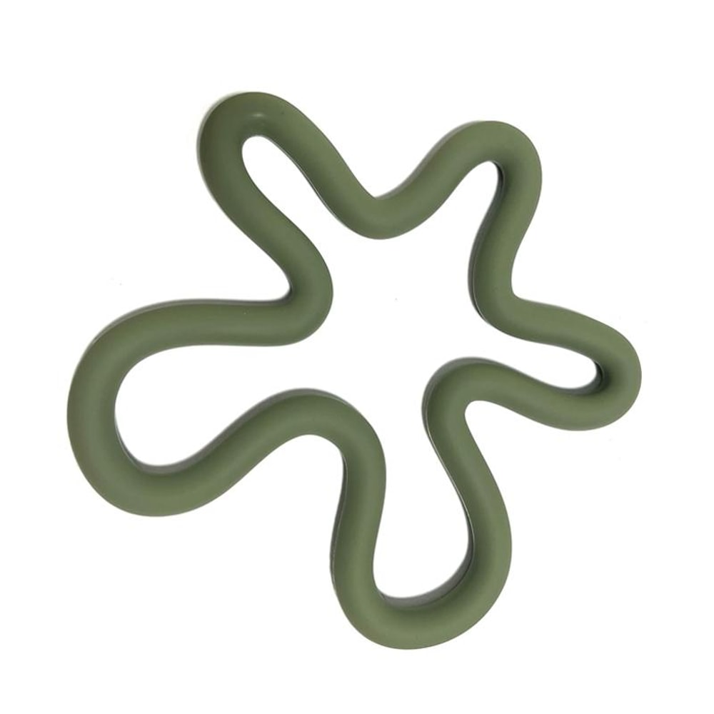 Irregular Silicone Heat Resistant Mat Non Slip Kitchen Table Protection Placemat