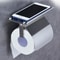 Stainless Steel Toilet Paper Holder With Phone Shelf Wall Mounted 3
