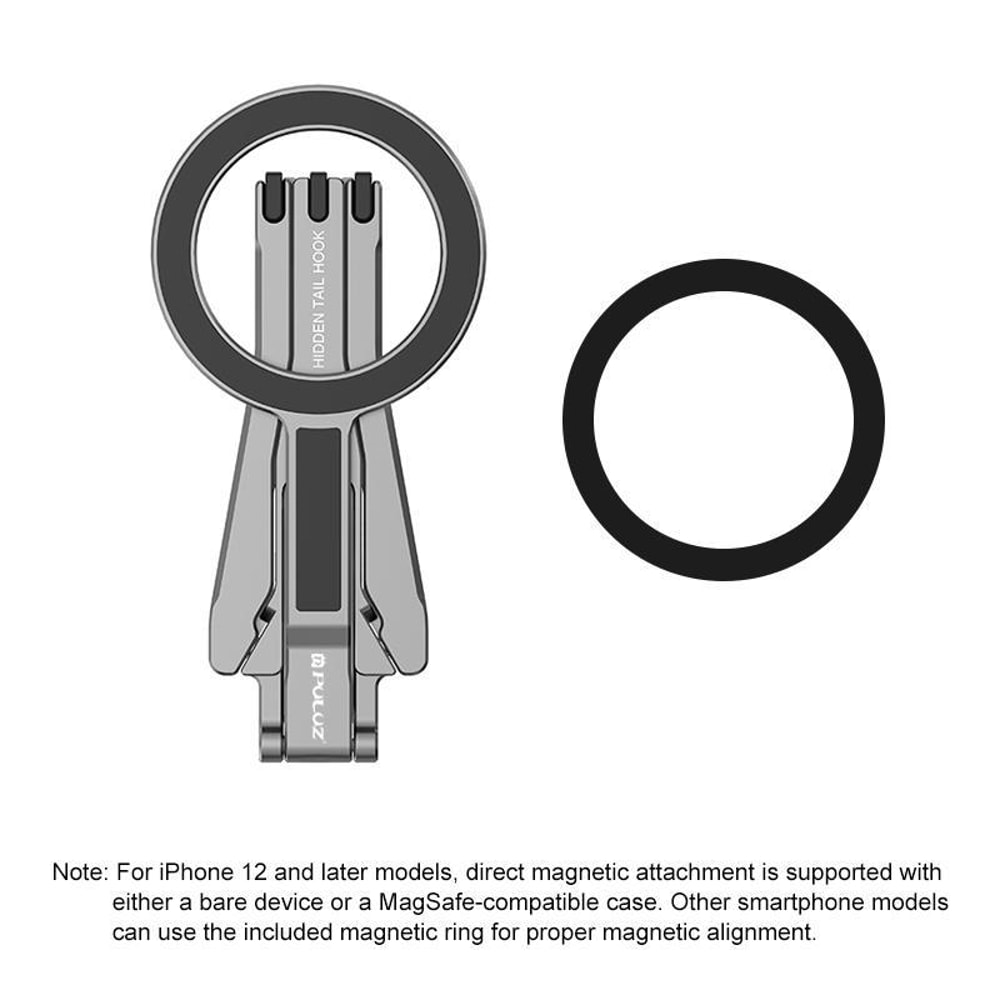 Foldable MagSafe Tripod Mount With Magnetic Phone Stand Grip And Desk Clamp 9