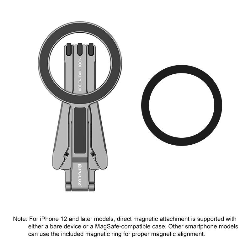 Foldable MagSafe Tripod Mount With Magnetic Phone Stand Grip And Desk Clamp 9