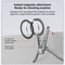 Foldable MagSafe Tripod Mount With Magnetic Phone Stand Grip And Desk Clamp 3
